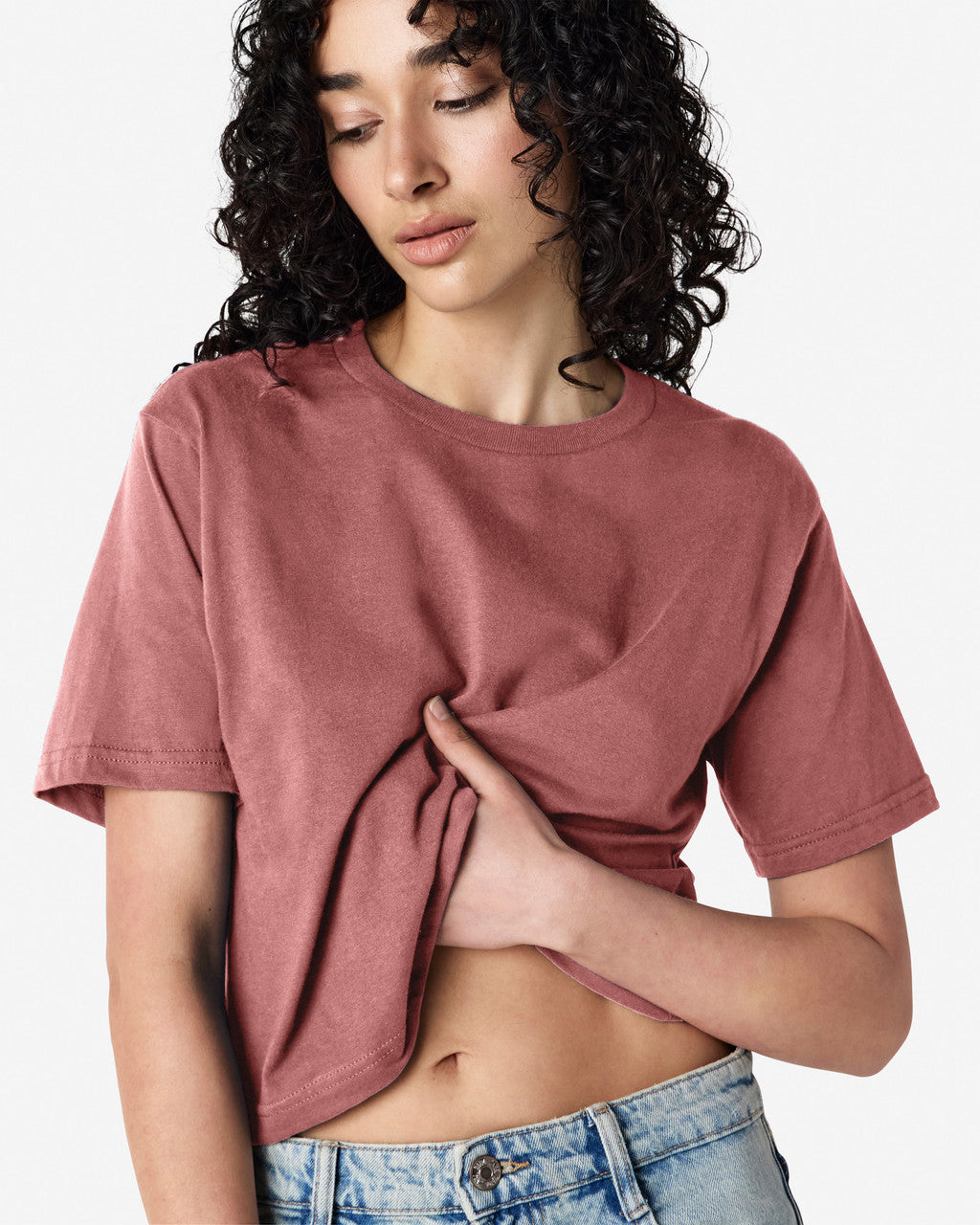 Women's Boxy Fit Cropped T-shirt