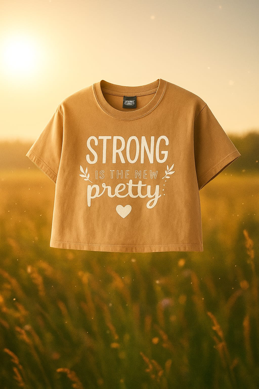Strong is the new pretty Boxy Cropped Tees