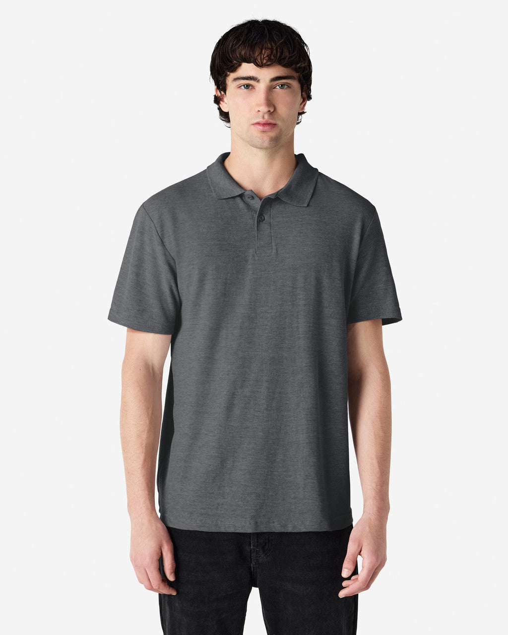 64800 ADULT SOFTSTYLE DOUBLE PIQUE POLO
