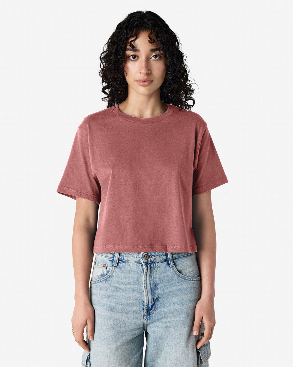 Women's Boxy Fit Cropped T-shirt
