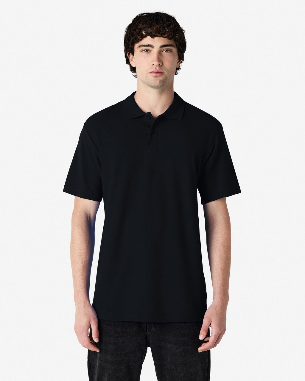 64800 ADULT SOFTSTYLE DOUBLE PIQUE POLO