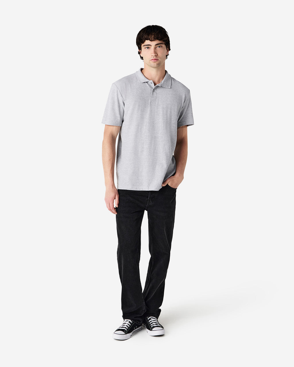 64800 ADULT SOFTSTYLE DOUBLE PIQUE POLO