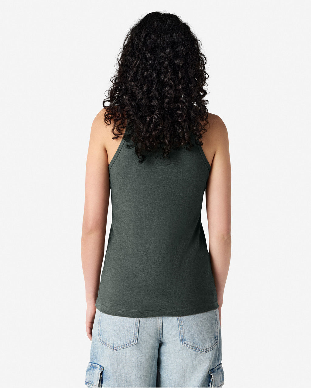 Women's Slim Fit Racerneck Tank Top