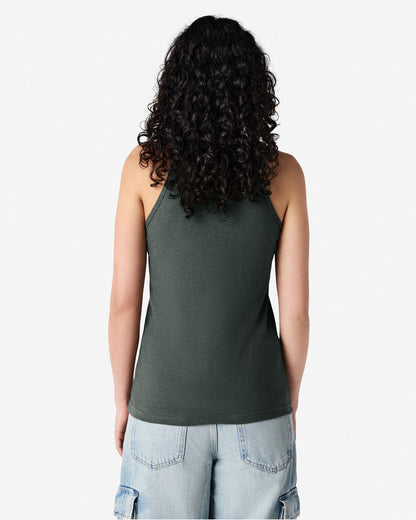 Women's Slim Fit Racerneck Tank Top