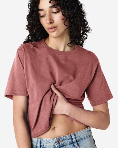 Women's Boxy Fit Cropped T-shirt