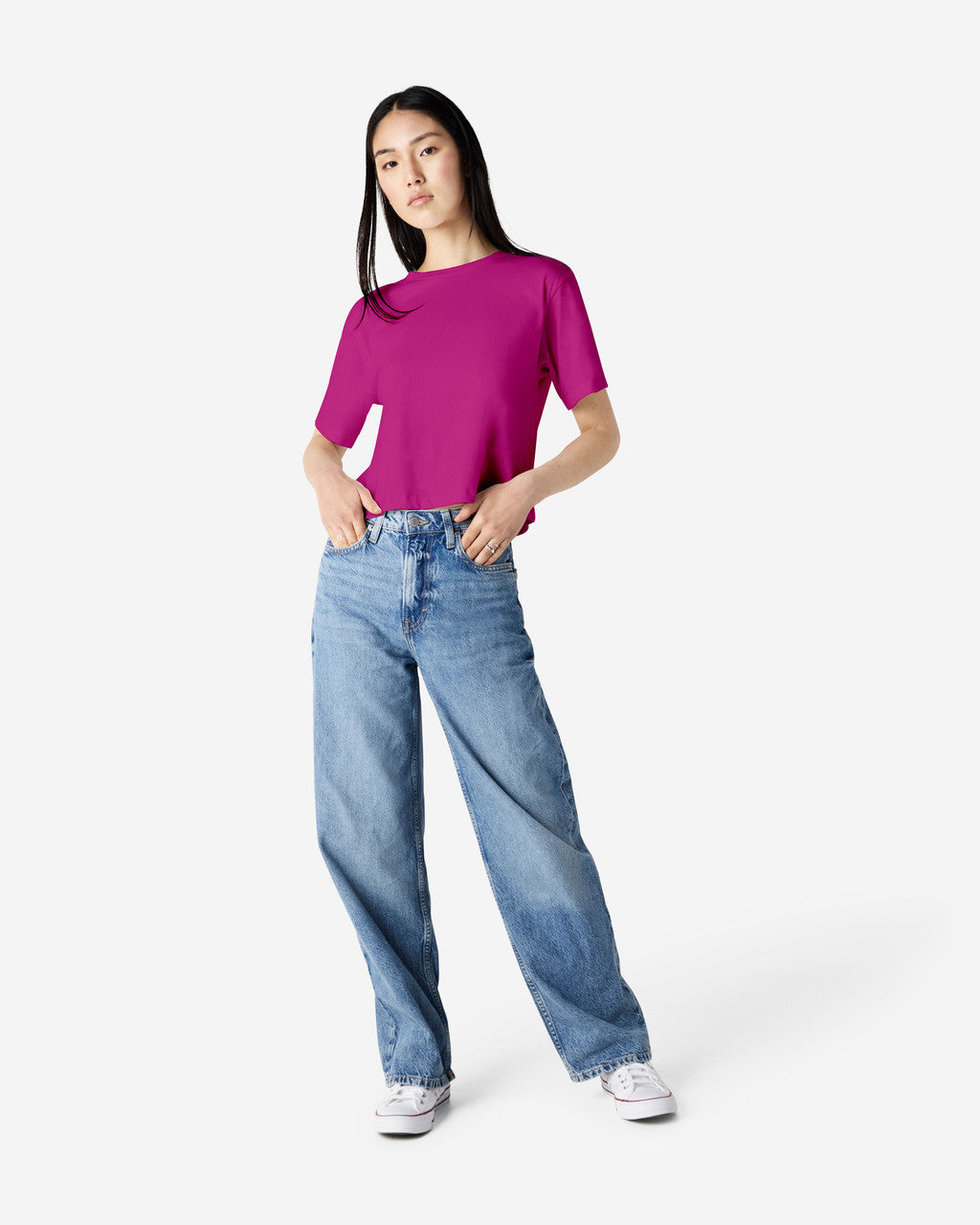 Women's Boxy Fit Cropped T-shirt