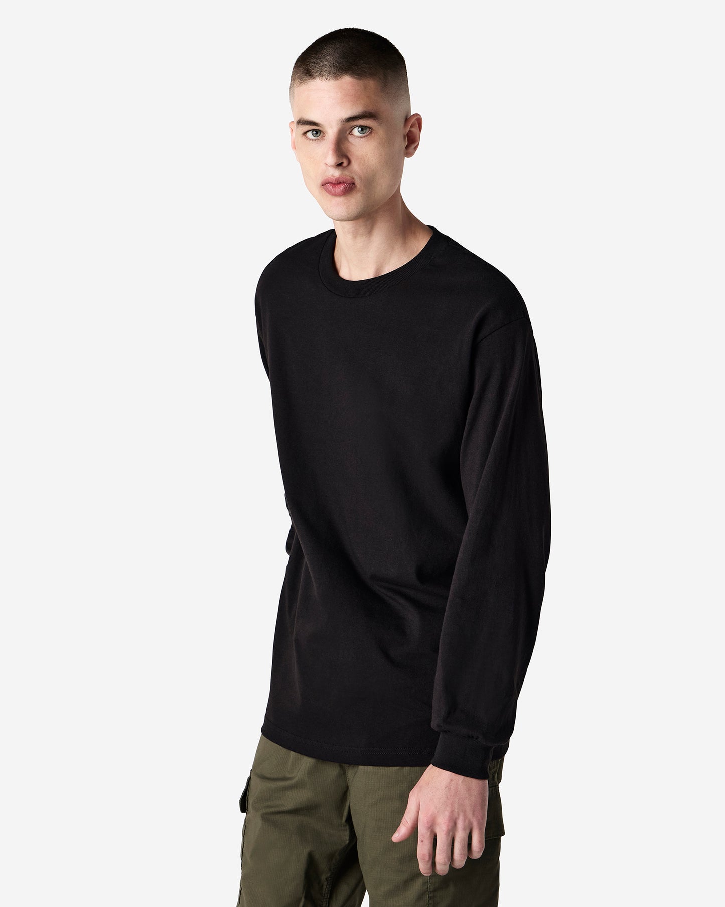 1304 Unisex Relaxed Fit Heavyweight Long Sleeve T-shirt