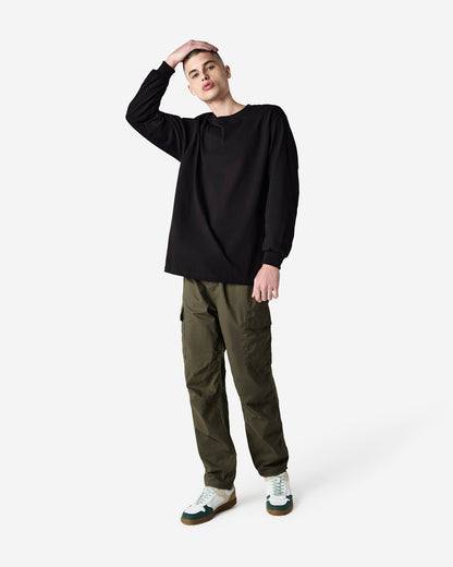 1304 Unisex Relaxed Fit Heavyweight Long Sleeve T-shirt
