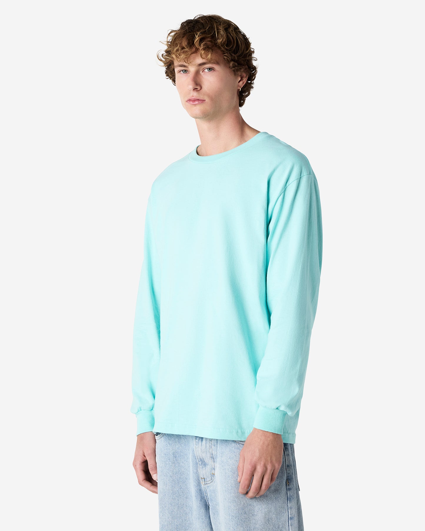 1304 Unisex Relaxed Fit Heavyweight Long Sleeve T-shirt