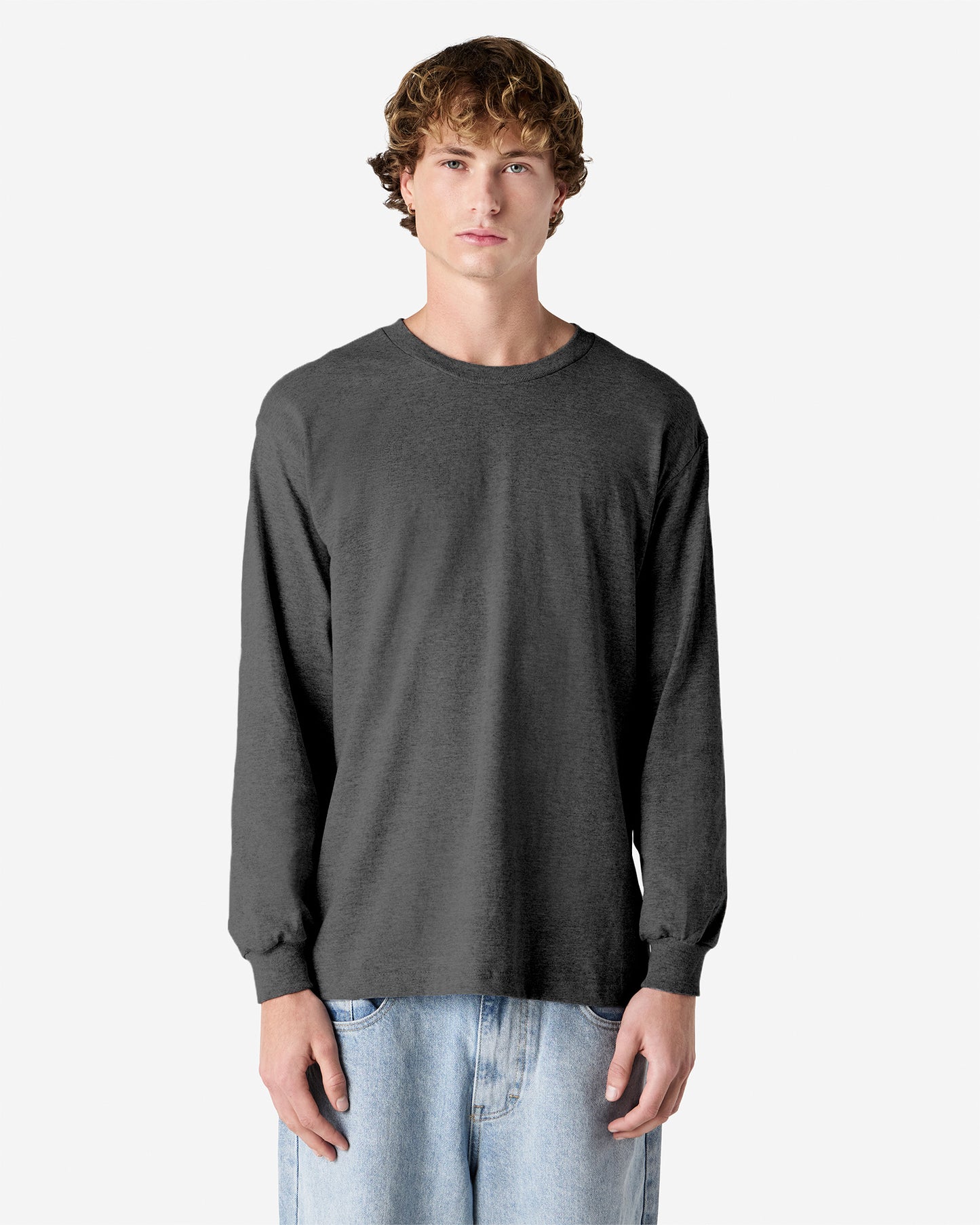 1304 Unisex Relaxed Fit Heavyweight Long Sleeve T-shirt