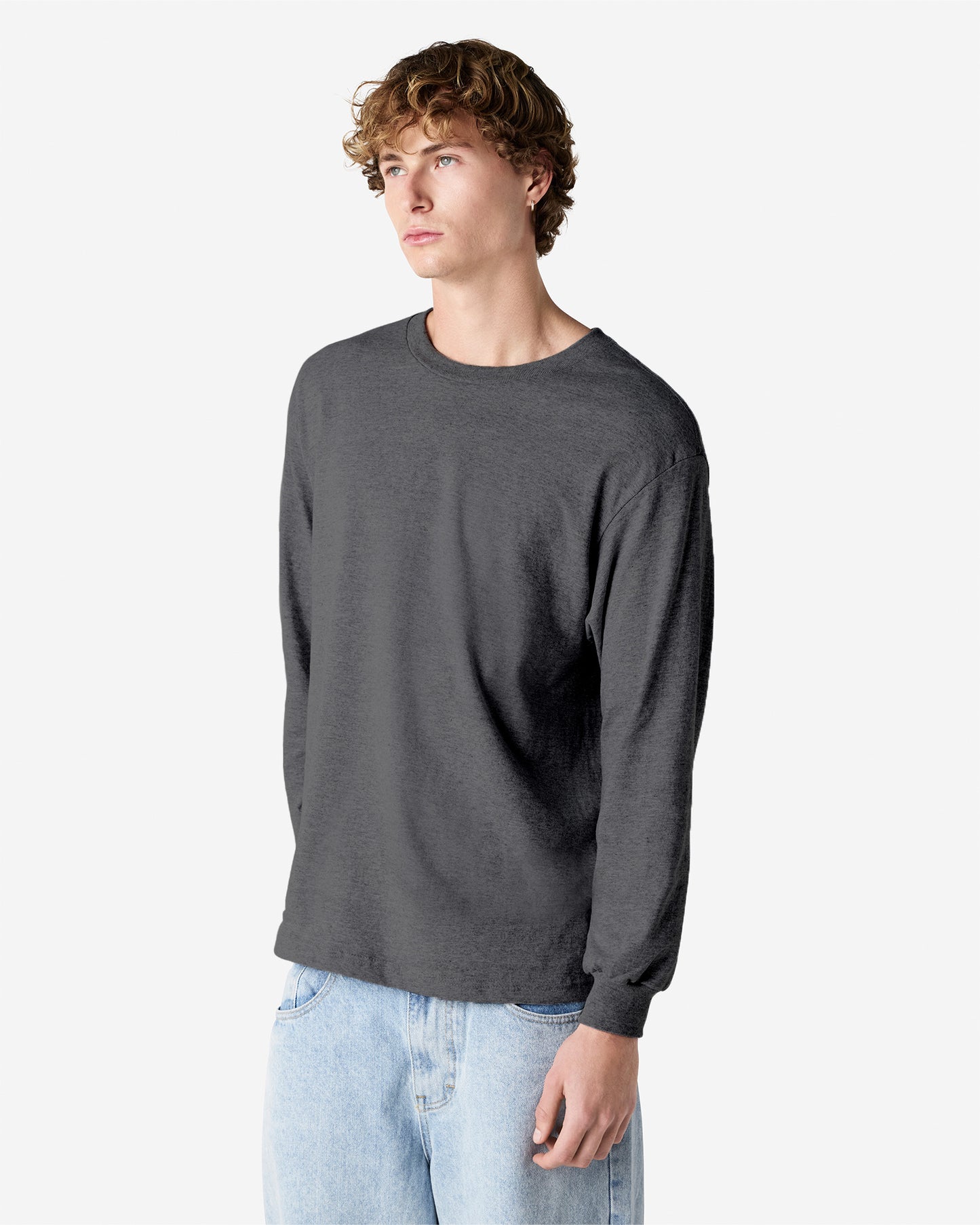 1304 Unisex Relaxed Fit Heavyweight Long Sleeve T-shirt