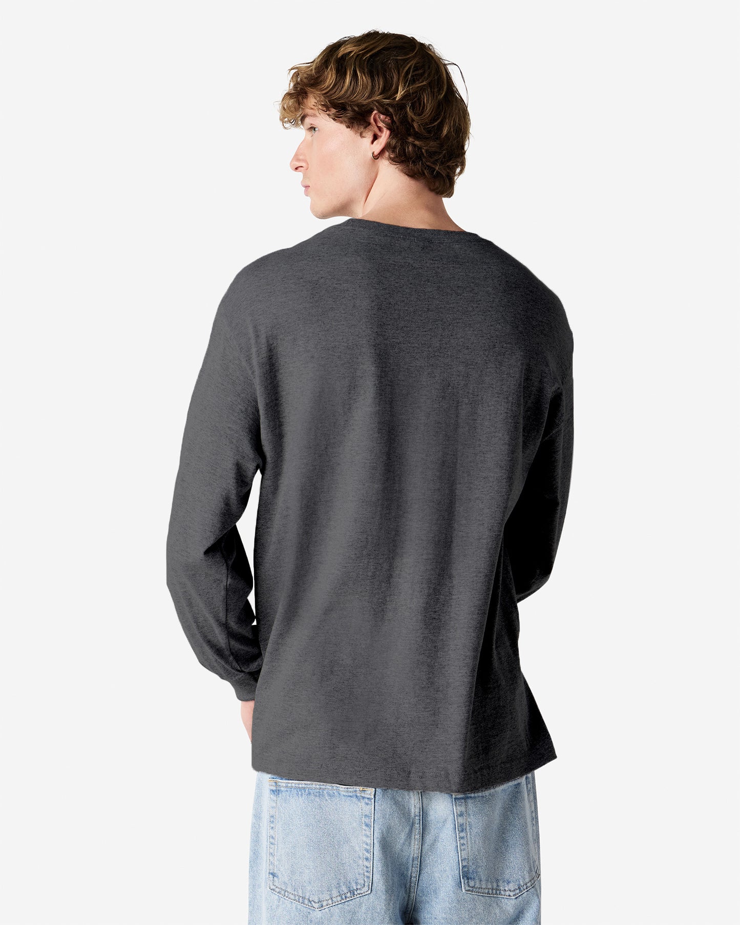 1304 Unisex Relaxed Fit Heavyweight Long Sleeve T-shirt