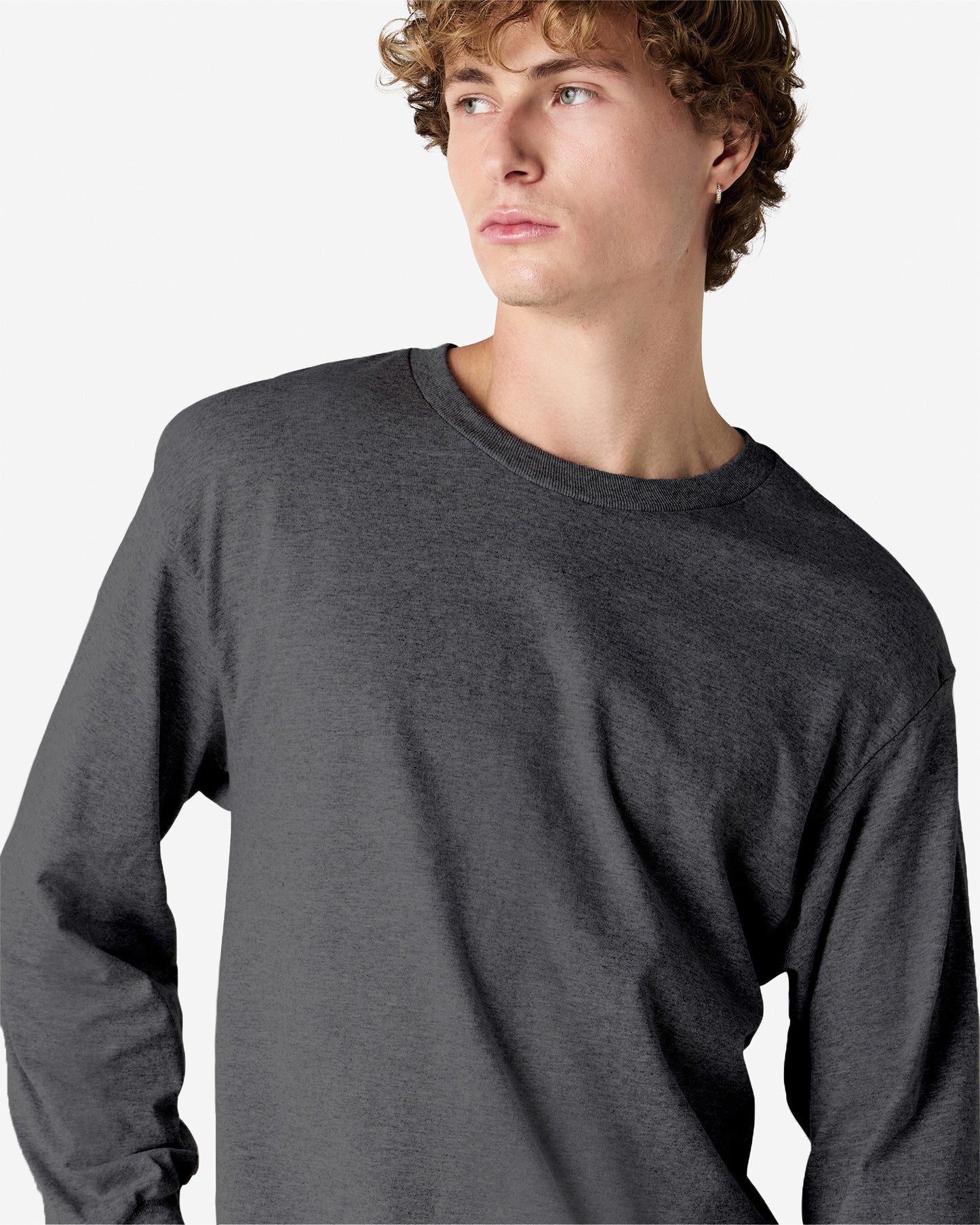 1304 Unisex Relaxed Fit Heavyweight Long Sleeve T-shirt