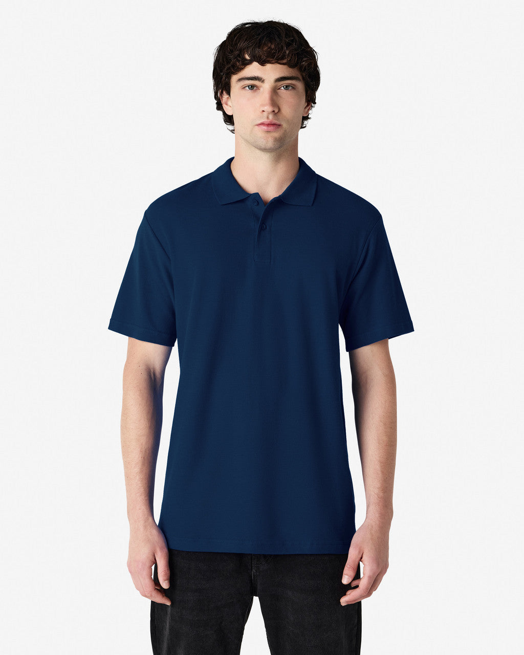 64800 ADULT SOFTSTYLE DOUBLE PIQUE POLO