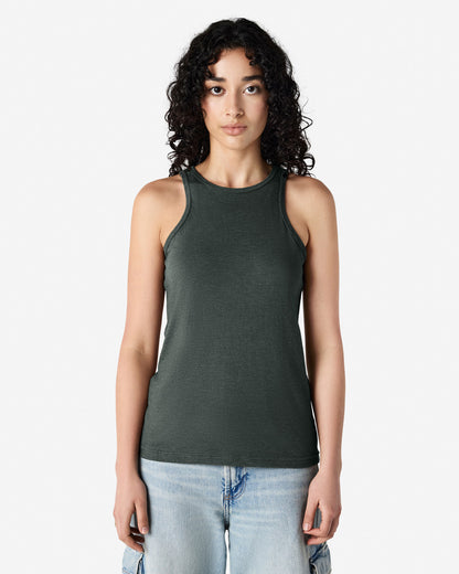 Women's Slim Fit Racerneck Tank Top