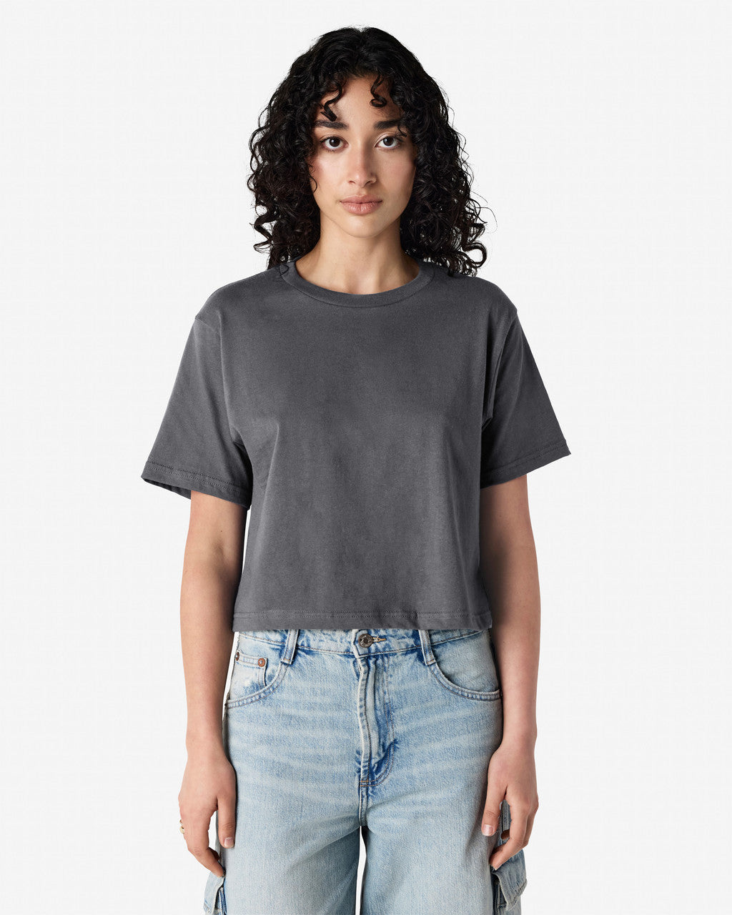 Women's Boxy Fit Cropped T-shirt