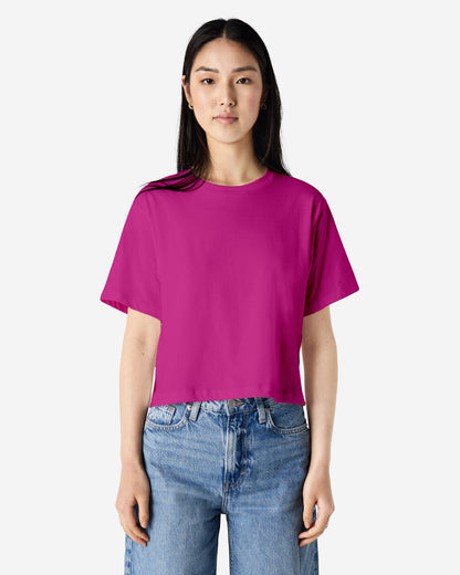 Women's Boxy Fit Cropped T-shirt