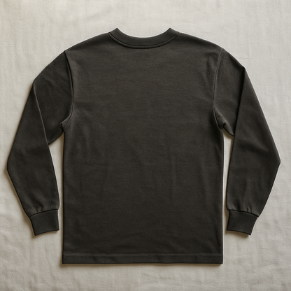 American Apparel Relaxed Fit Long Sleeve Fine Jersey Cotton T-Shirt