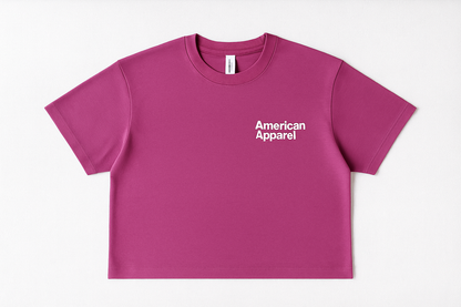 American Apparel Boxy fit cropped Tshirt