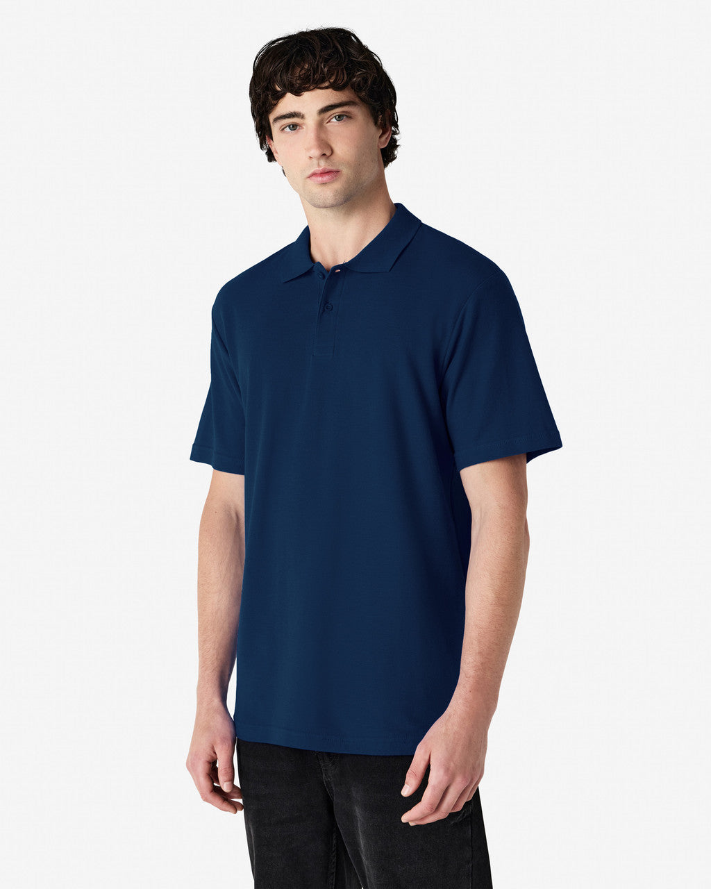 64800 ADULT SOFTSTYLE DOUBLE PIQUE POLO