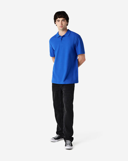 64800 ADULT SOFTSTYLE DOUBLE PIQUE POLO